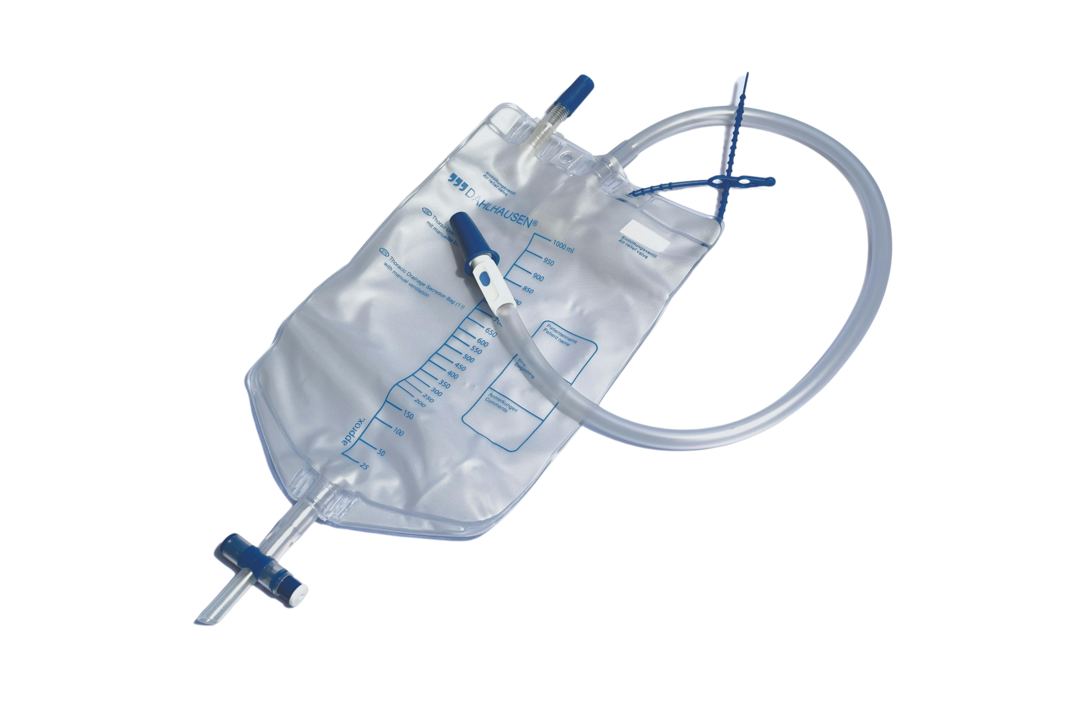 Thorax-Drainage-Sekretauffangbeutel Produktbild