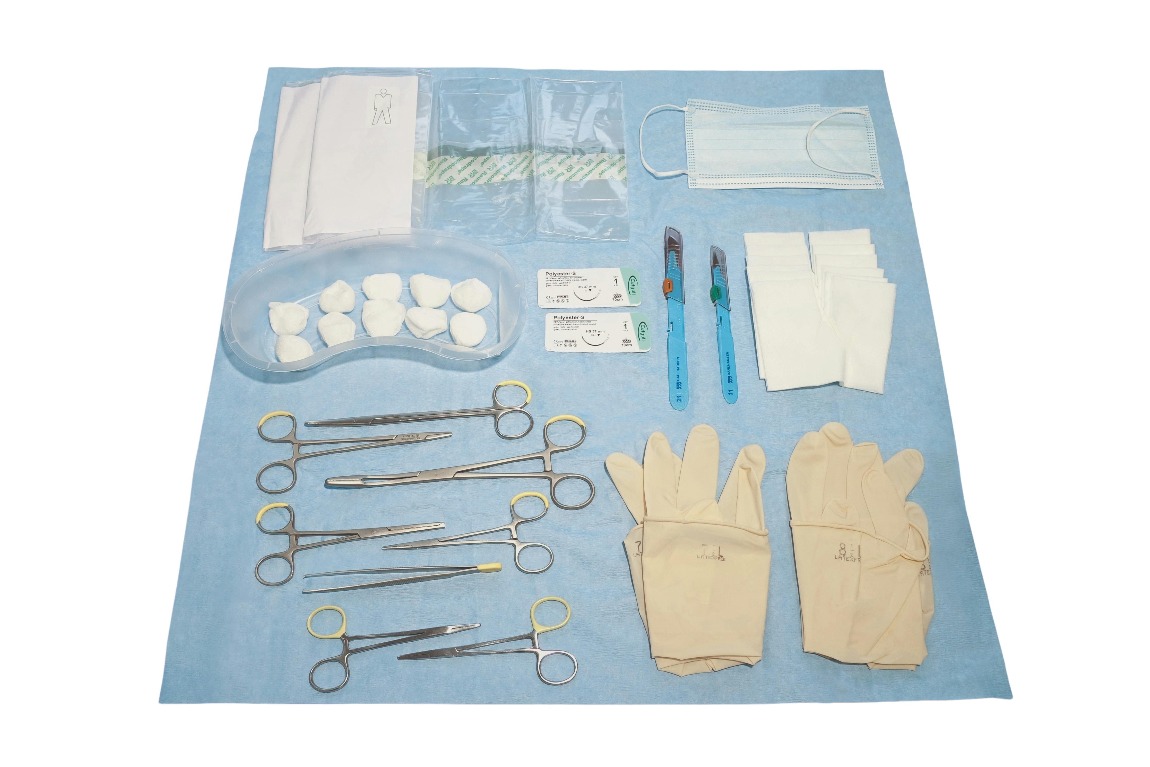 Thoraxdrainage-Anlage-Set "DUO" Produktbild