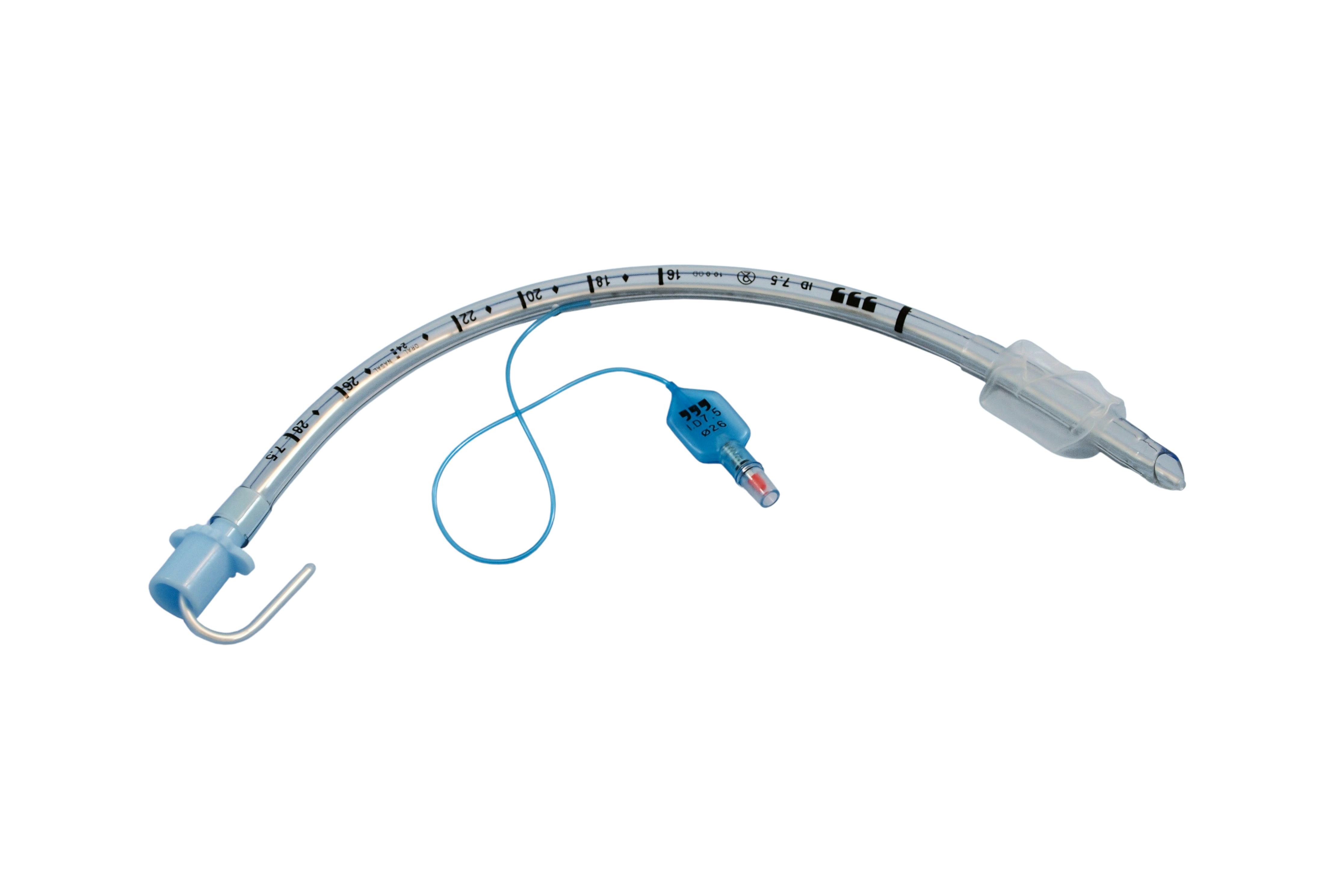 Endotrachealtuben Magill, mit Cuff, Führungsstab Produktbild