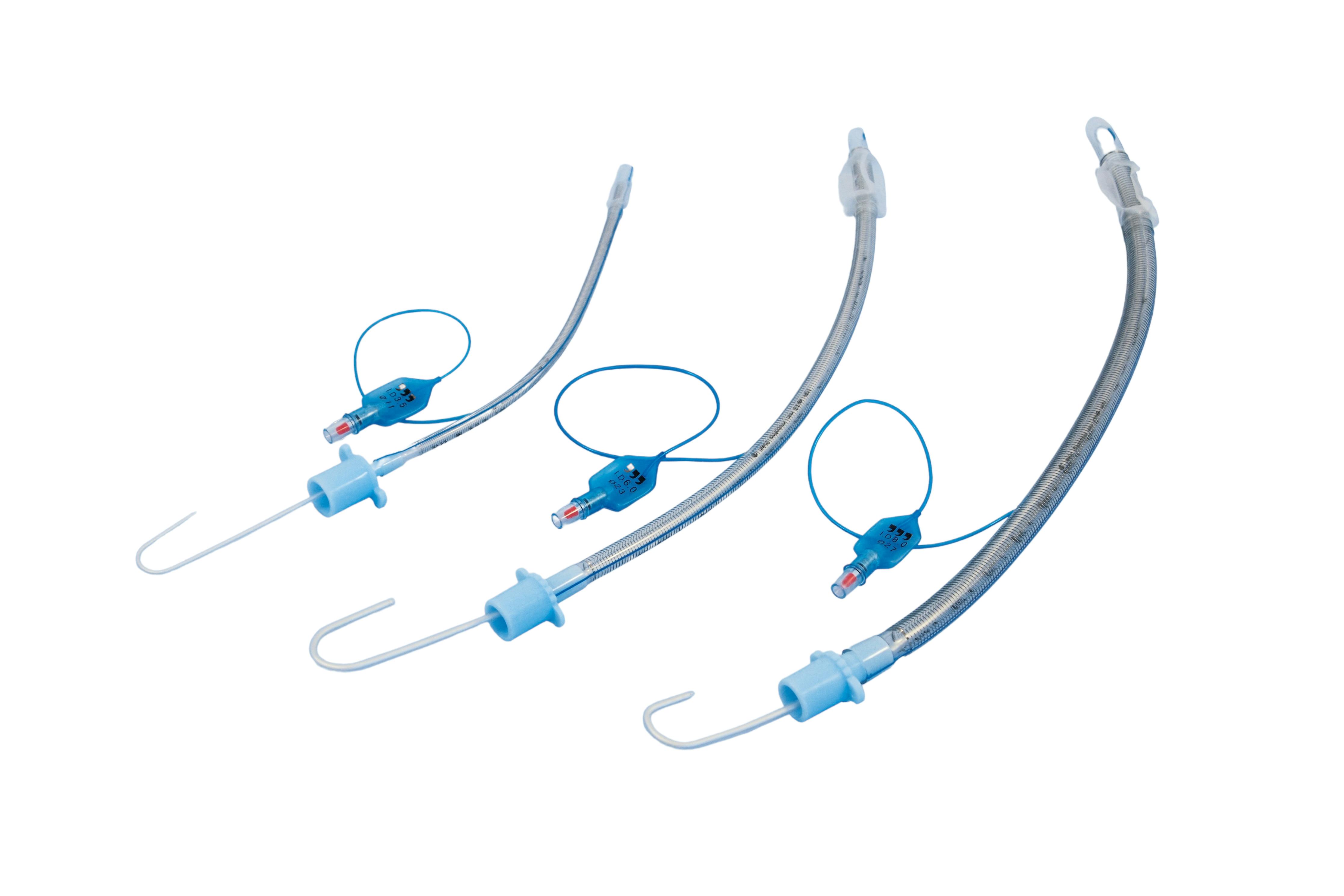 Endotrachealtuben Woodbridge extralang, mit Cuff, Führungsstab Produktbild