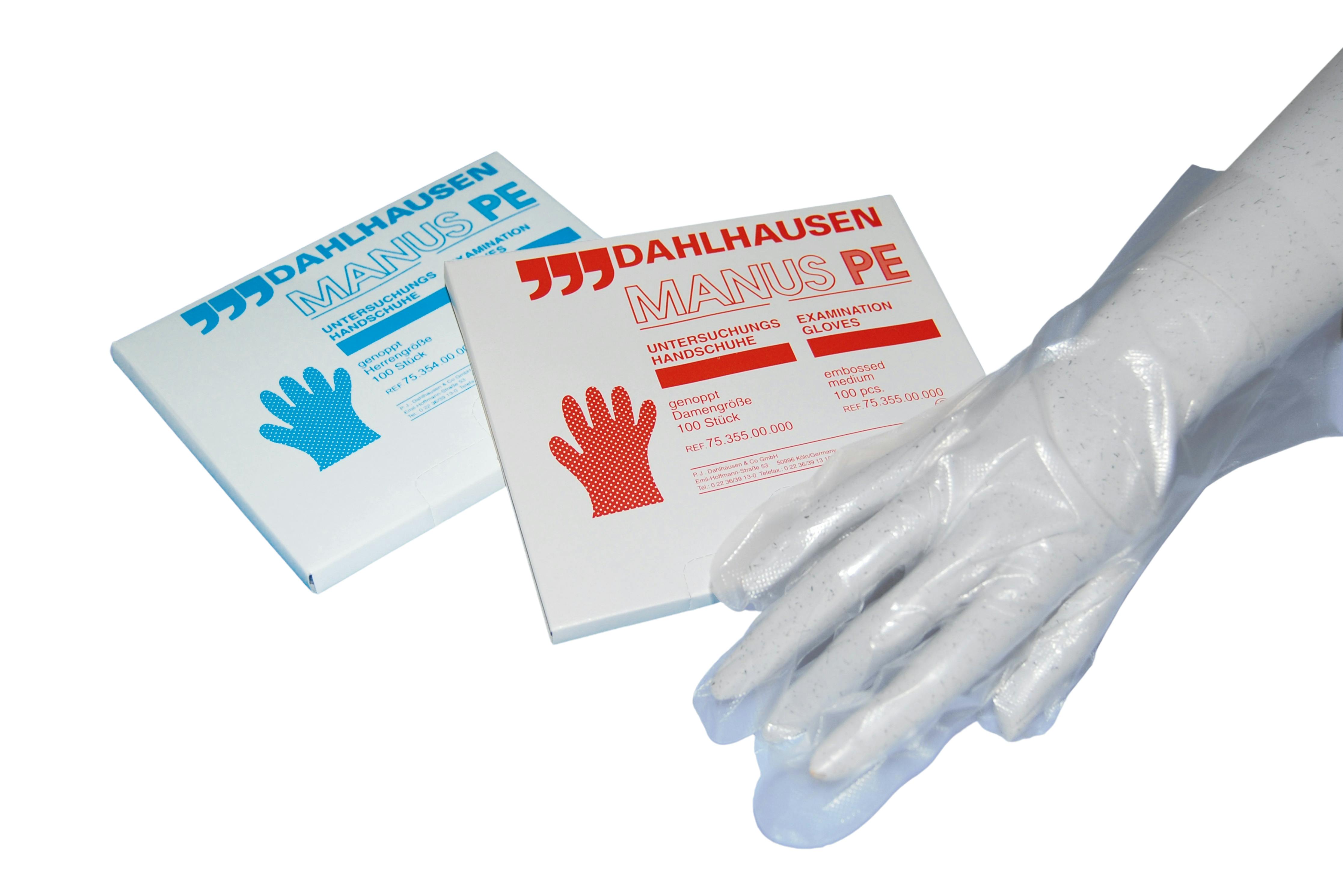 PE-Einmal-Untersuchungshandschuhe, Spenderbox Produktbild Print Hauptbild L