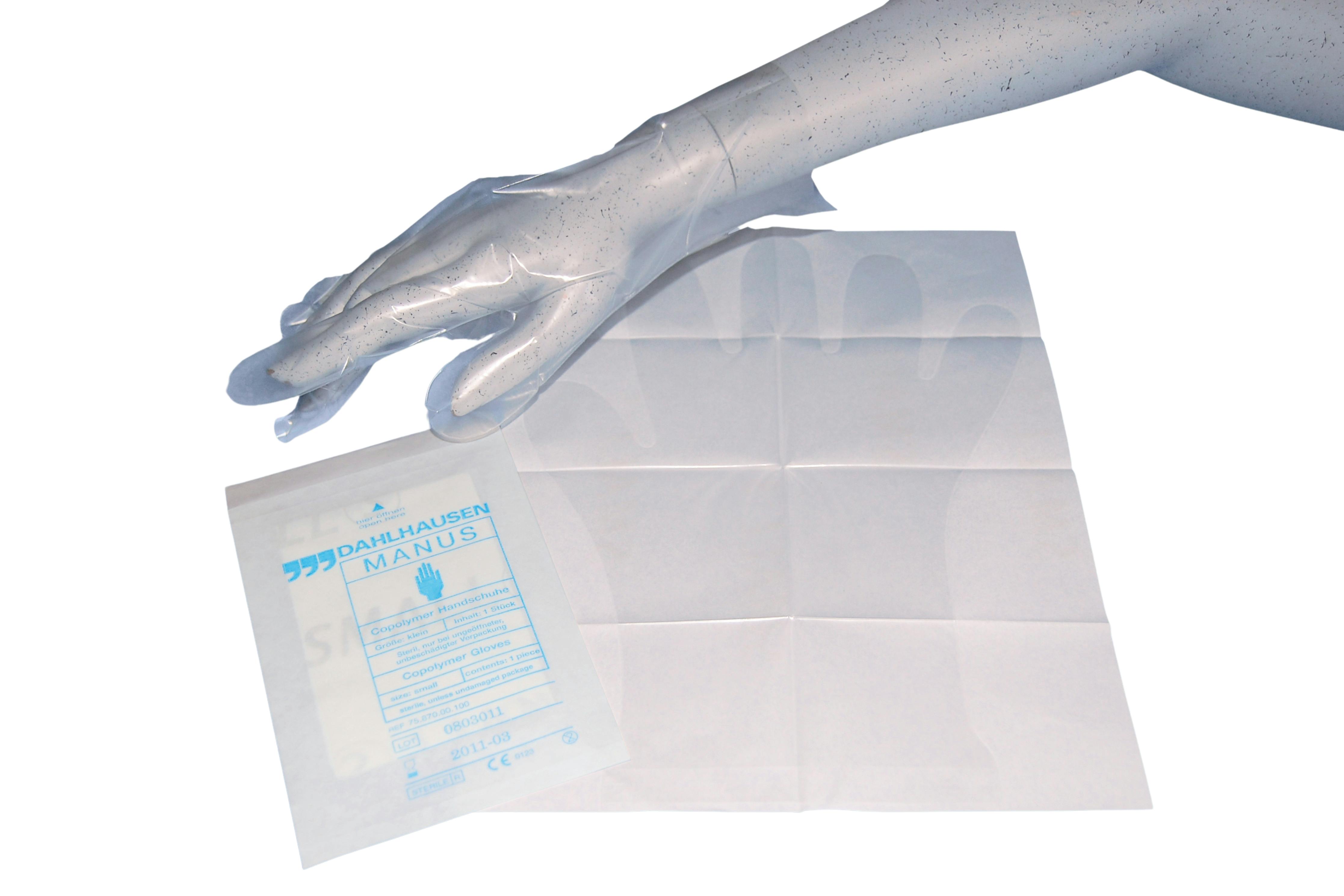Copolymer-Untersuchungshandschuhe, einzeln Produktbild