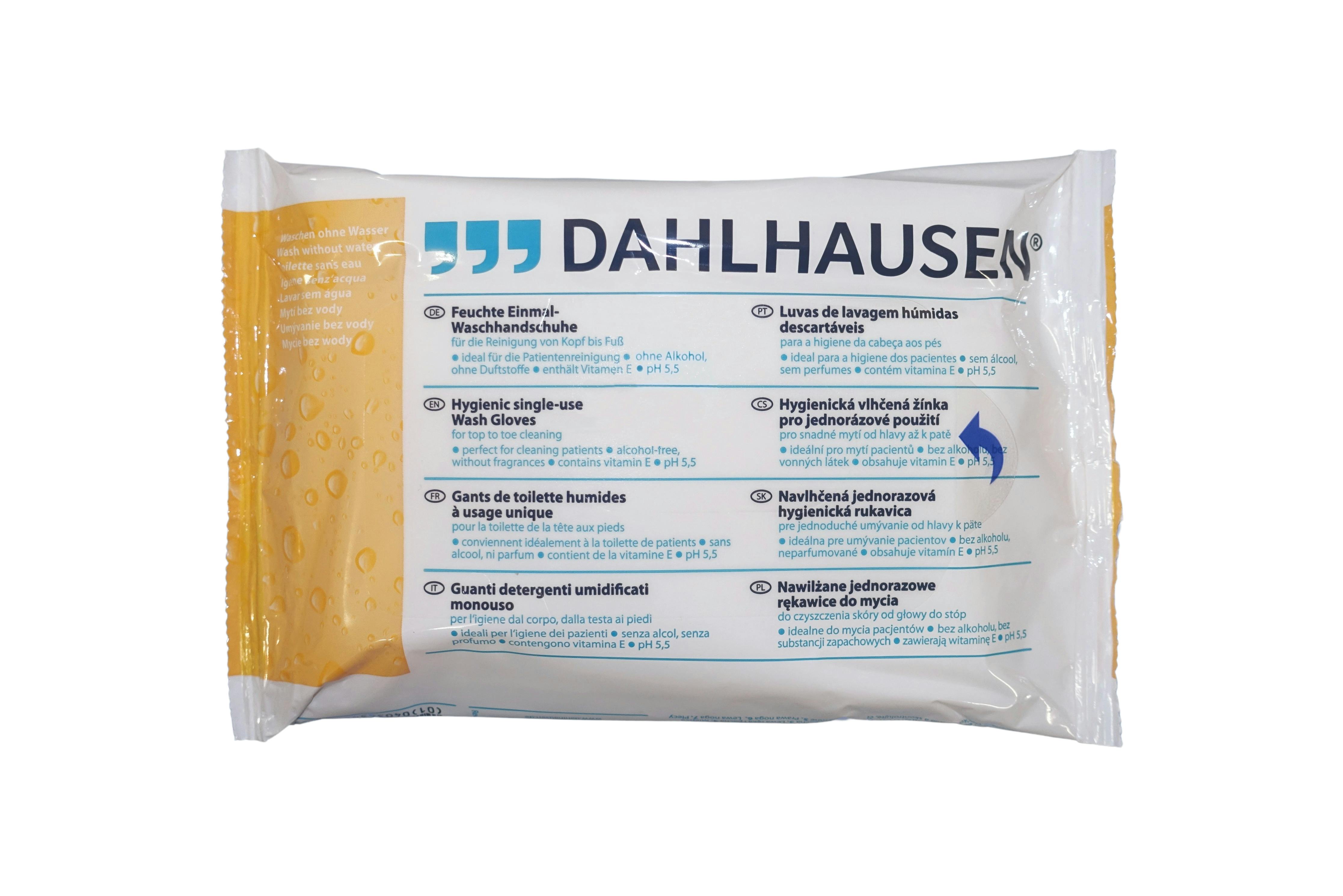 Einmal-Waschhandschuhe, feucht Produktbild