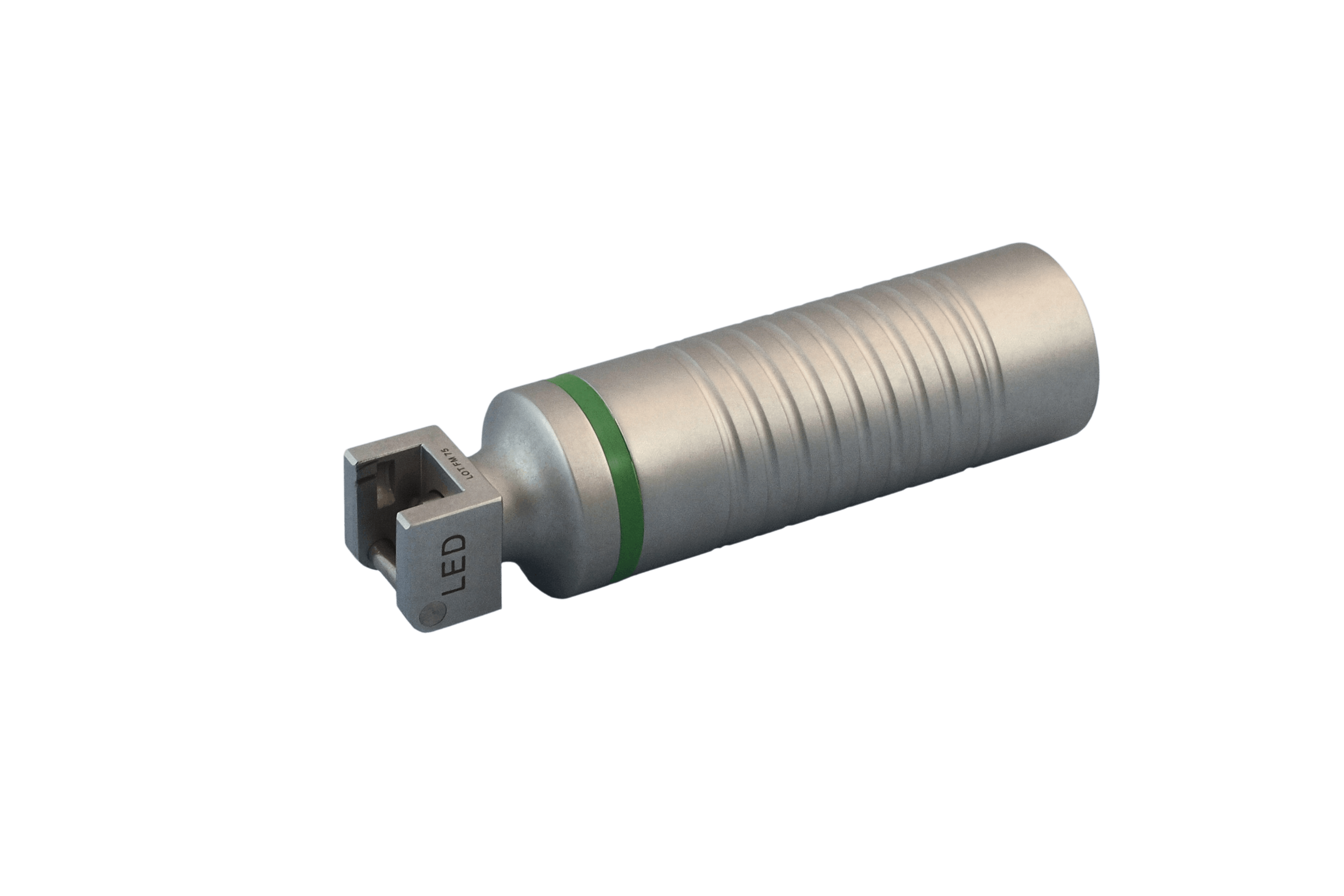 Laryngoskop-Griffe mit Batterie, LED, "Short Neck" Produktbild