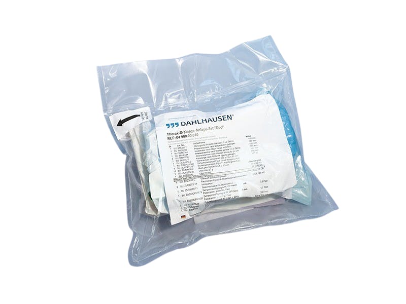 Thoraxdrainage-Anlage-Set "DUO" Produktbild Web Groß Detailbild 2 L
