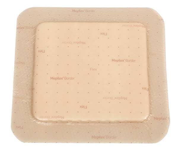 Mepilex Border Flex - Selbsthaftender, hochabsorbierender Polyurethanschaumverband Produktbild Web Groß Detailbild 1 L