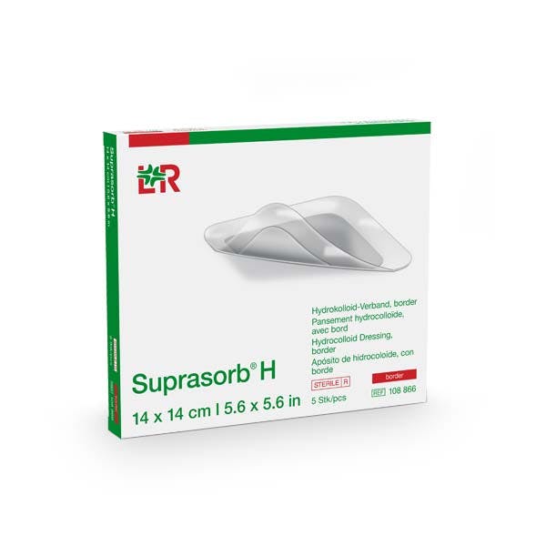 Suprasorb H Hydrokolloid Verband Border - Heilungsfördernd, Kontaminationsschutz, 5 Stück Produktbild