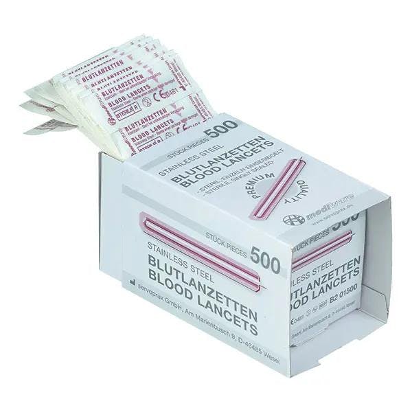 Blutlanzetten Premium zur Blutzuckerkontrolle Produktbild Web Groß Detailbild 3 L