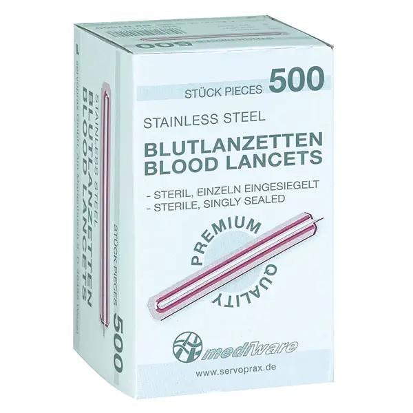 Blutlanzetten Premium zur Blutzuckerkontrolle Produktbild Web Groß Detailbild 4 L