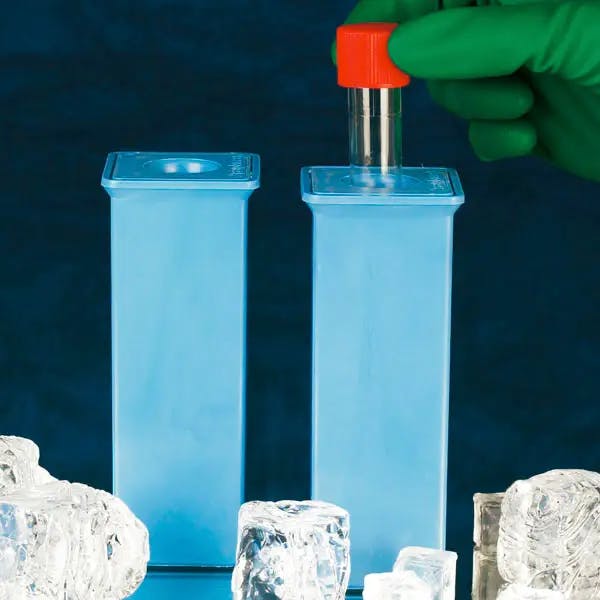 Kühlcontainer für Blutproben - Doppelwandig mit Kühlmedium Produktbild