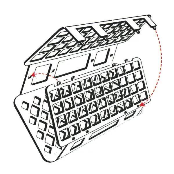 Universalständer für Probenröhrchen-Alphanumerische Kennzeichnung zur Probenidentifikation Produktbild Web Groß Detailbild 1 L