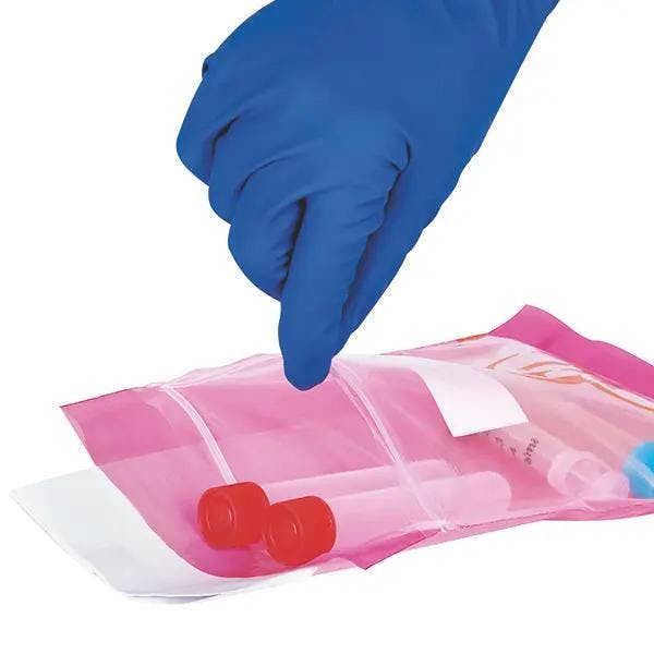 Känguruh-Laborprobenbeutel mit Zweikammersystem mit Gripverschluss - 5 Farben; 200 Stück Produktbild Web Groß Detailbild 1 L