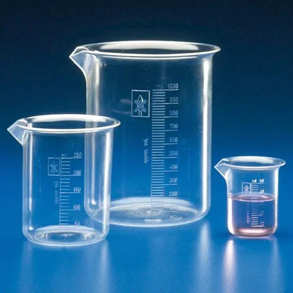 Messbecher graduiert, Niedrige Form aus PMP Produktbild