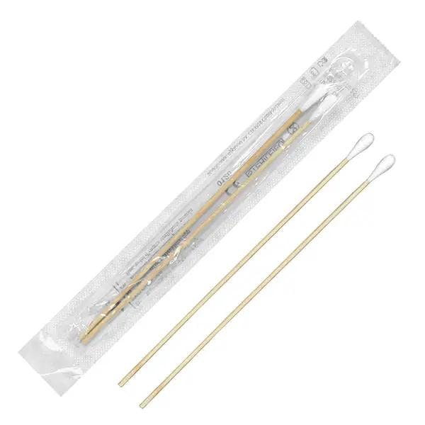 Holzwatteträger DUO für Abstriche Produktbild