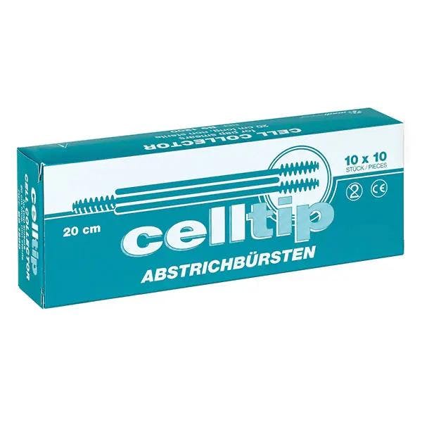 Abstrichbürste mit weichen, flexiblen Borsten Produktbild