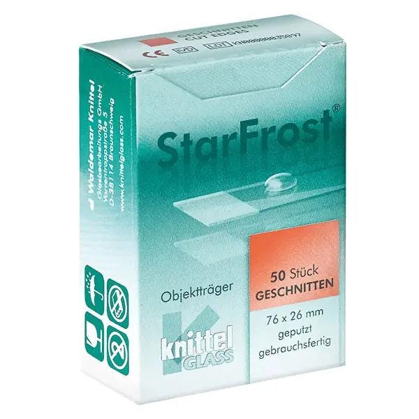 Objektträger - gebrauchsfertig mit Farbrand Produktbild