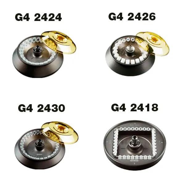 Winkelrotor mit oder ohne Deckel für Hettich Zentrifuge Mikro 200 / 200R Produktbild