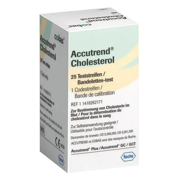 Accutrend Cholesterol Teststreifen Produktbild