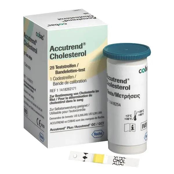 Accutrend Cholesterol Teststreifen Produktbild Web Groß Detailbild 1 L