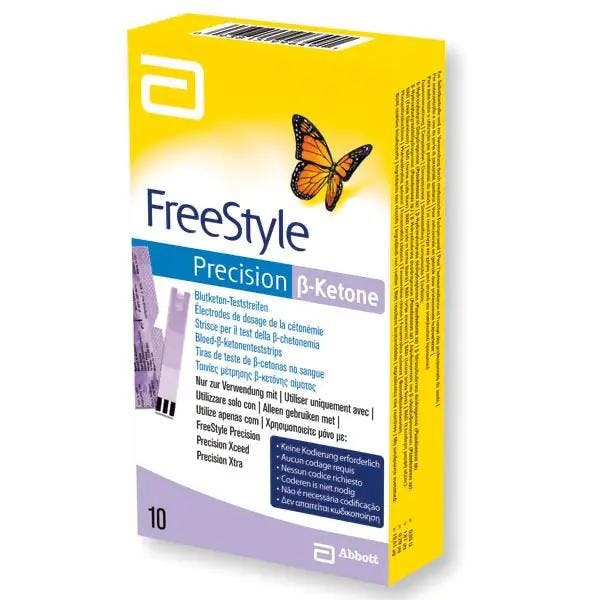 Freestyle Precision ß-Keton Teststreifen Produktbild