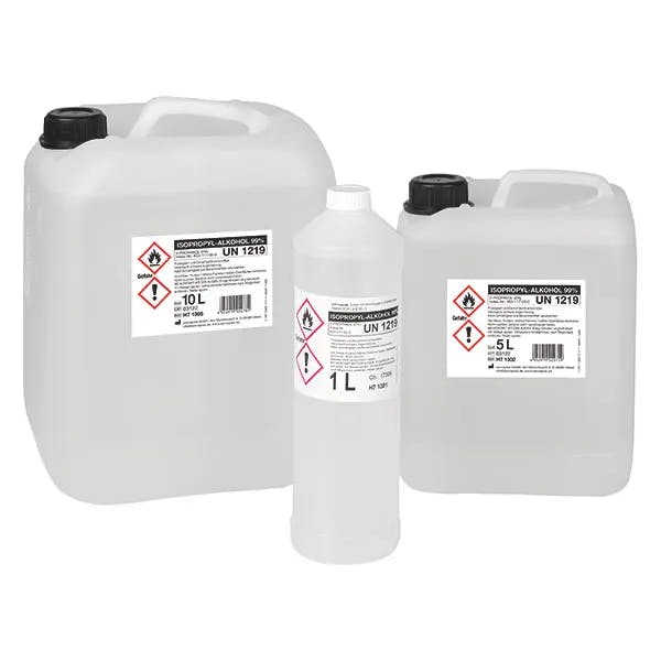 Isopropyl-Alkohol - 99%-ig konzentriert, entspricht DIN-Norm/DAC, hohe Reinheit Produktbild