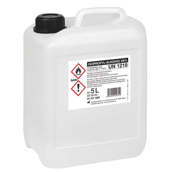 Isopropyl-Alkohol - 99%-ig konzentriert, entspricht DIN-Norm/DAC, hohe Reinheit Produktbild Web Groß Detailbild 2 L