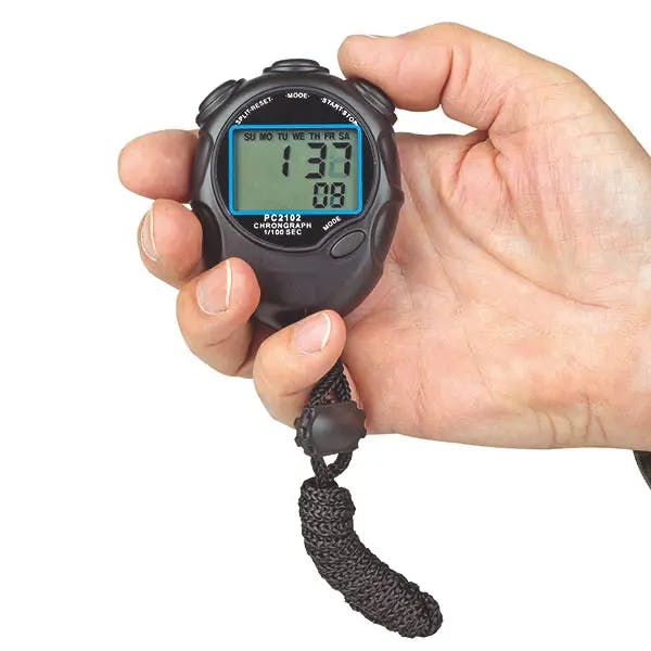 Stop-Watch Stoppuhr mit Batterie Produktbild Web Groß Detailbild 1 L