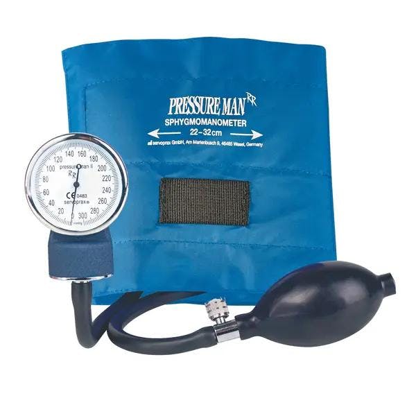 Pressure Man I - Blutdruckmesser mit Klettmanschette in verschied. Farben Produktbild
