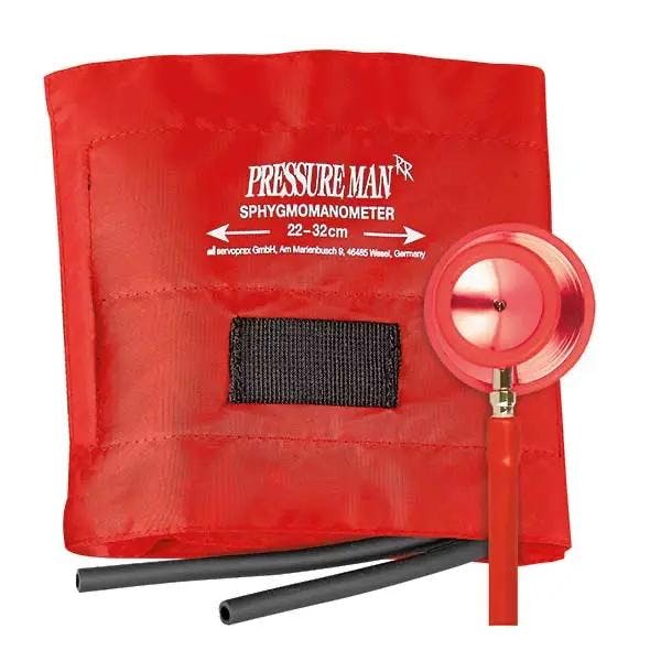 Pressure Man I - Blutdruckmesser Set mit farbigem Doppelkopf-Stethoskop Produktbild Web Groß Detailbild 2 L