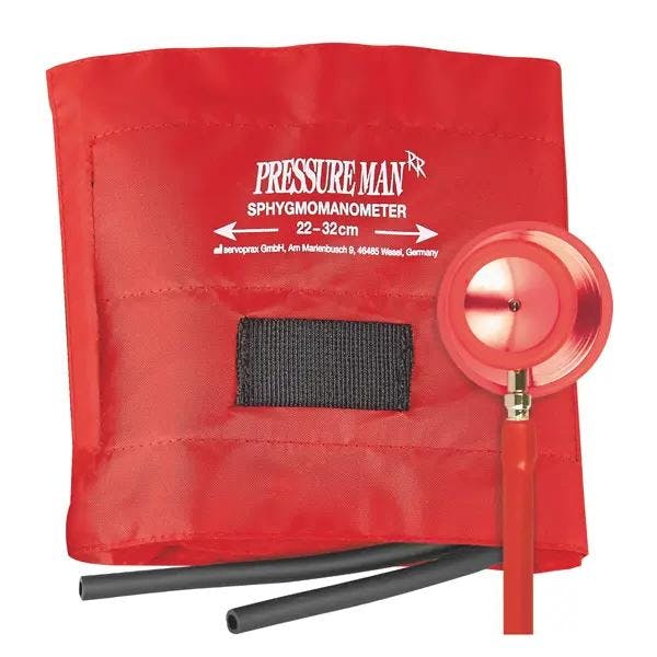 Pressure Man II Chrome Line Set - Blutdruckmesser mit farbigem Doppelkopf-Stethoskop Produktbild Web Groß Detailbild 3 L