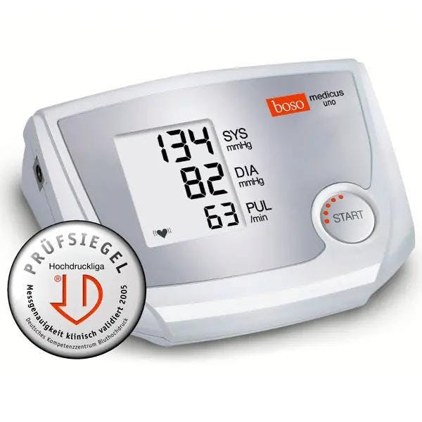 Boso Medicus Uno - Blutdruckmessgerät mit Aufpumpautomatik und Arrhythmie-Erkennung Produktbild