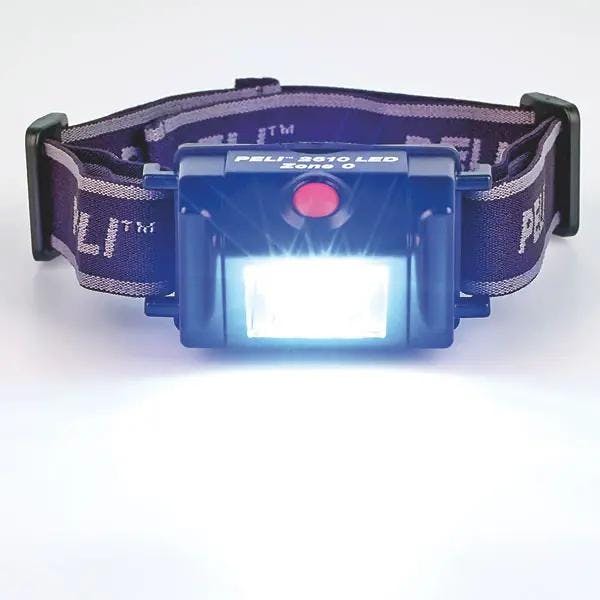 Stirnlampe/Kopflampe LED - verfügt über verschiedene Beleuchtungsmodi Produktbild Web Groß Detailbild 1 L