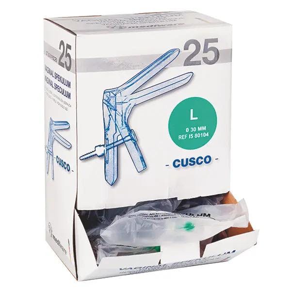 Mediware Vaginal Spekulum flexible Anwendung durch Rändel-Verstellschraube Produktbild Web Groß Detailbild 3 L