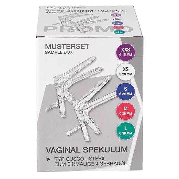 Mediware Vaginal Spekulum flexible Anwendung durch Rändel-Verstellschraube Produktbild Web Groß Detailbild 4 L