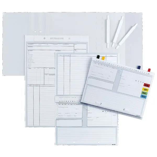 Alphasafe Karteikarten DIN A5 quer Format Produktbild