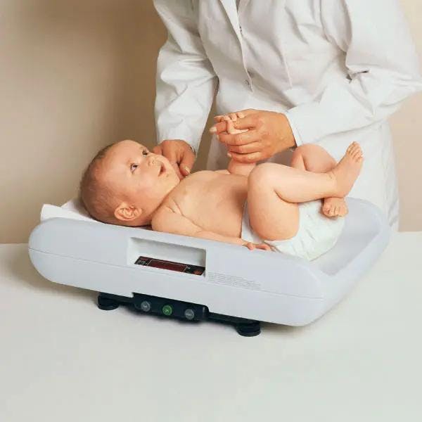 Elektronische Säuglingswaage SECA 757 - Netz- oder Akkubetrieb Produktbild Web Groß Detailbild 1 L