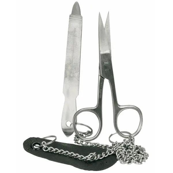 Nagelpflege-Set - gebogen, mit Kette und Nagelfeile Produktbild
