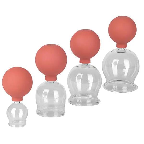 Schröpfgläser mit Gummiball Produktbild