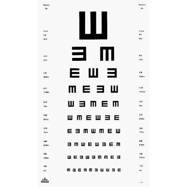 Oculus Sehtesttafeln- 4 Modelle Produktbild Print Hauptbild L