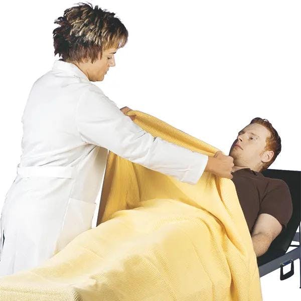 Patienten Wärmedecke -  100% Baumwolle Produktbild Web Groß Detailbild 2 L