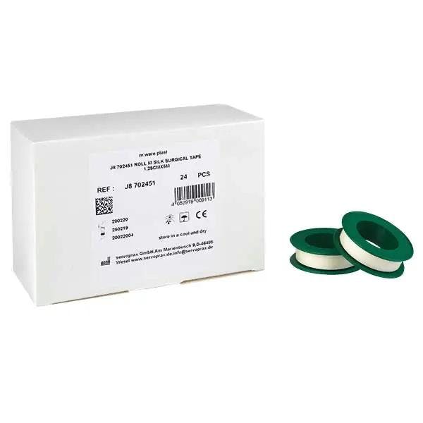 Seidenpflaster - Weißes, hypoallergenes Fixierpflaster Produktbild
