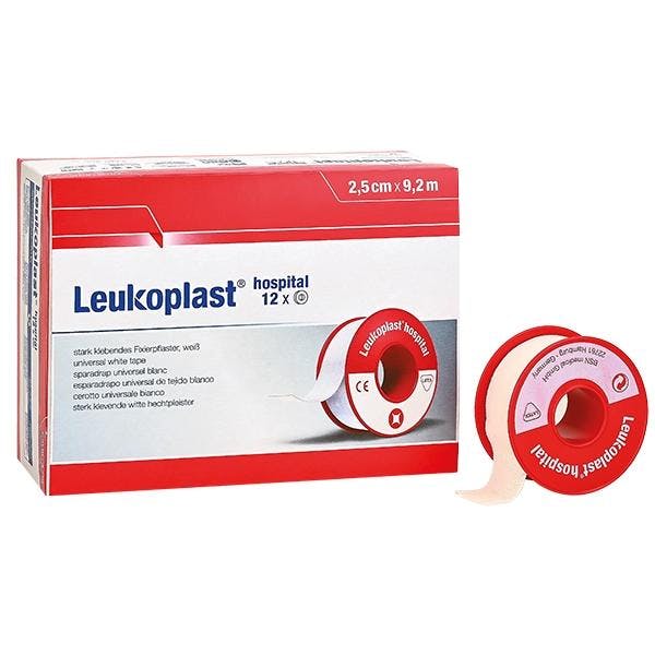 Leukoplast Hospital - Weißes Rollenpflaster ohne Metallschutzring Produktbild Print Hauptbild L