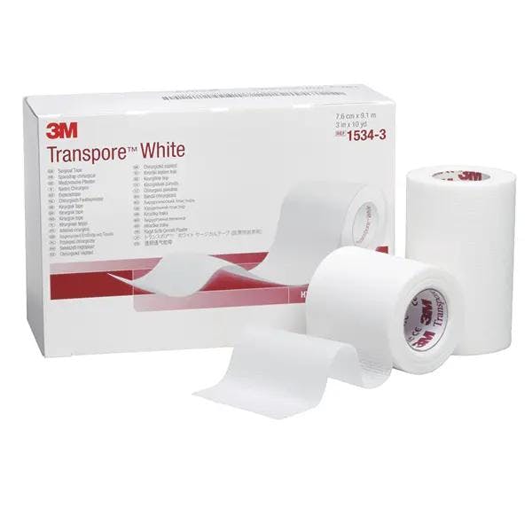 Transpore White - Hypoallergenes Kunststoffpflaster Produktbild