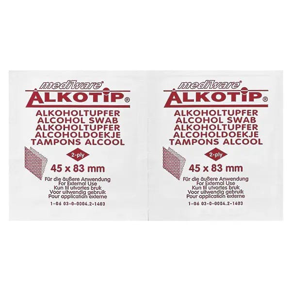 Alkotip Alkoholtupfer medium Produktbild Web Groß Detailbild 1 L