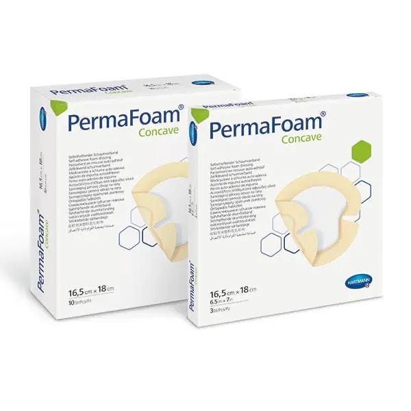 PermaFoam classic Sacral - Hydrophiler Polymer-Schaumstoffverband Produktbild Web Groß Detailbild 1 L