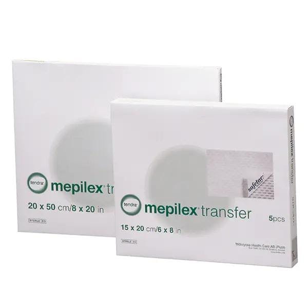 Mepilex Transfer - Drainagefähiger Silikonverband Produktbild