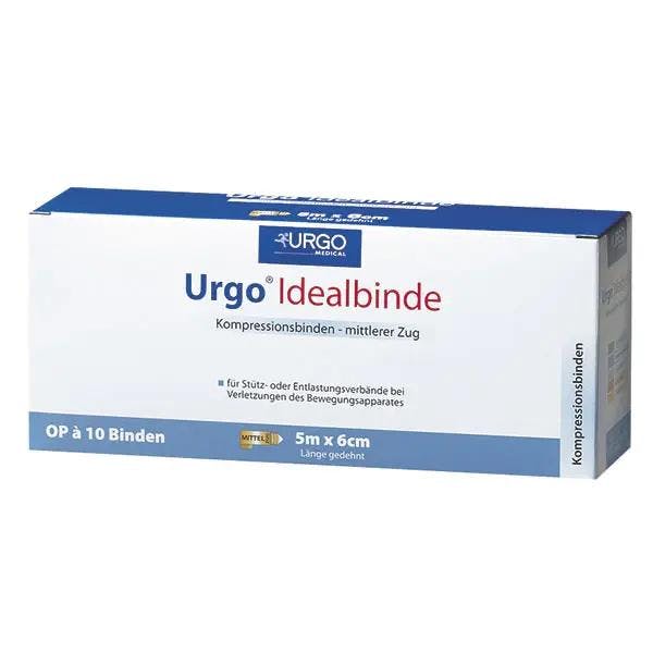 Urgo Idealbinde - Kompressionsbinden mittlerer Zug, 120% Dehnbarkeit Produktbild Print Hauptbild L