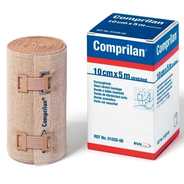 Comprilan - Textilelastische Kurzzugbinde, 70% Dehnbarkeit, 100% Baumwolle Produktbild