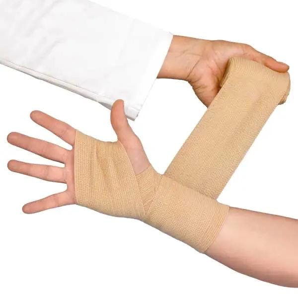 Dauerelastische Langzugbinde - 160 % dehnbar, mit Verbandklammern, dosierbare Kompression Produktbild Web Groß Detailbild 2 L