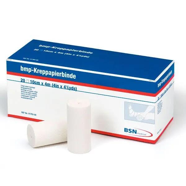 Krepppapierbinden zur rutschfesten Fixierung von Polstermaterial, 200% Dehnbar, Reißbar Produktbild